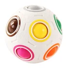China Factory Wholesale Brain Teasers Toy For Kids Magic Cube Rainbow Ball