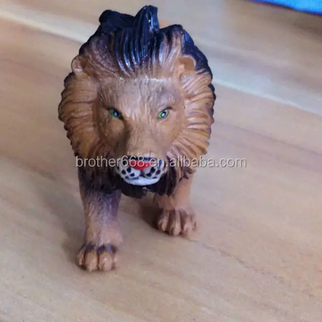 wild lion animal figure replica for education diorama &