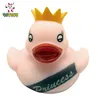 Pink Color Little Princess Rubber Duck with Crown Bath Toys