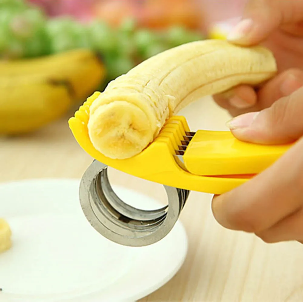 Banana Slicer Chopper Cutter Cucumber Vegetable Peeler Salad Home Tool Fruit Cucumber Vegetable Slicer kitchen Tools KC1011