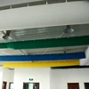 Large vent design flexible air duct ventilation and ventilation connecting fan
