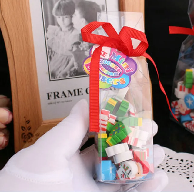 christmas gift erasers