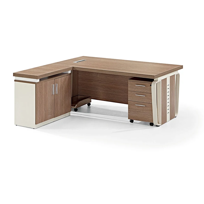 Frank Tech Mdf Office Desk Wooden Modern Executive Desk L Shaped