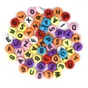 Flat Acrylic Alphabet Letter Beads Plastic Multi-Colors Beads For DIY Making Children's Educational Handmade Toys
