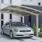 Car garage sheds /Aluminum car shelter/Car garage with solid polycarbonate sheet