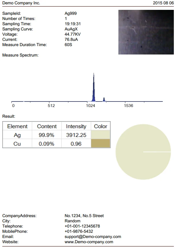 XRF Analyzer Precious metal tester (NAP9600)