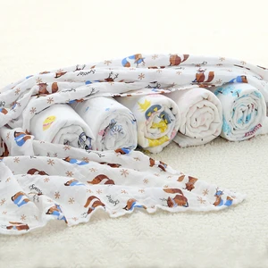 soft and comfortable organic cotton swaddle blanket,baby muslin