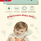 High water absorption baby bandana drool bibs with soft surface