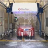 2017 new products S9 high speed car cleaning tool touchfree car washing machine price with dry function