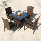 Cafe Furniture Outdoor Leisure Chair PE Rattan Chair For Your Garden Or Backyard