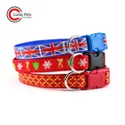 Customized pet supplies, high quality adjustable printing dog collar