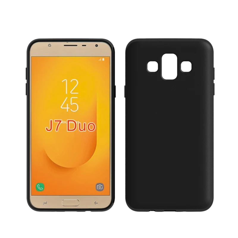2018 Newest Phone Case For Samsung Galaxy J7 Duo For Samsung Galaxy J7 Duo Mobile Cover Drop Protective Anti Slip Scratch Resistant Shock Absorption Clear Slim Factory Wholesale Case Transparent Silicone Clear Bumper Case Cove