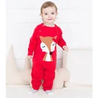 Ins hot sales baby sweater romper knit baby clothes animal