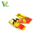 OEM and ODM souvenir Brass Iron Epoxy Gold Cartoon Logo Fridge Souvenir Magnets Set