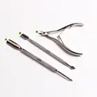 Salon beauty nail care use wholesale stainless steel manicure tools kit