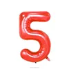 New Fashion Gold Number 9 Balloon Birthday Party Decorations Helium Foil Mylar Number Balloon