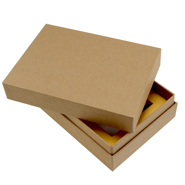 recycled kraft paper gift boxes wholesale brown kraft box
