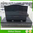 China Natural Stone Shanxi Black Granite Carving Tombstone