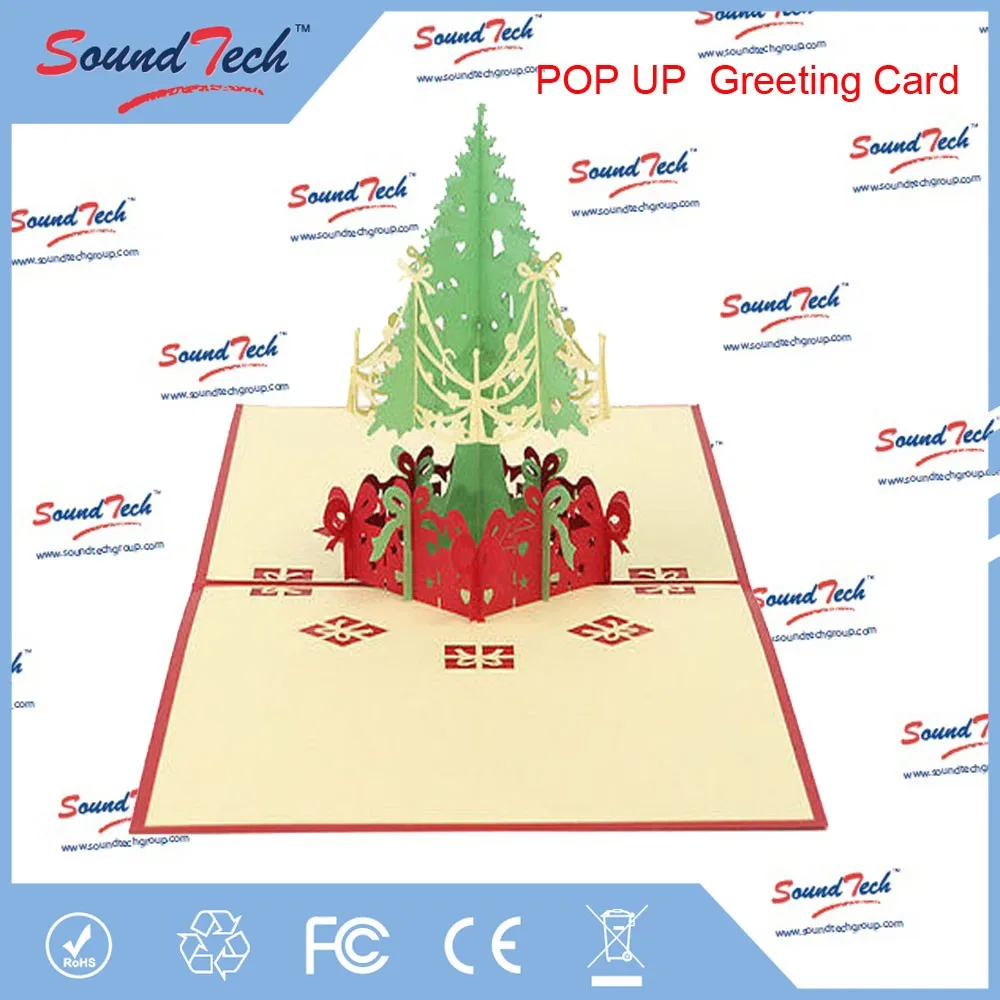 customized pop up gift card printing