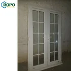 AWA PVC Outward Opening Doors With Double Glass Grill Inside