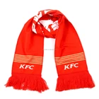 Custom Fashionable Acrylic Knitted Polandia Football Scarf
