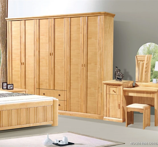 L Shape Oak Wooden Wardrobe With Dressing Table Buy L Shape