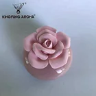 Ceramic flower Aroma Air Stone Ceramic Rose Flower Diffuser Parfum Flower Air Freshener