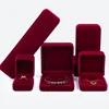 Wholesale Kraft Color Uv Coating Bracelet Lining Velvet Jewelry Box