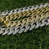 2018 hip hop iced cz 18k gold plated cuban link chain new gold chain design for men