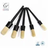 Wholesale car cleaning round paint brush with plastic holder and handle