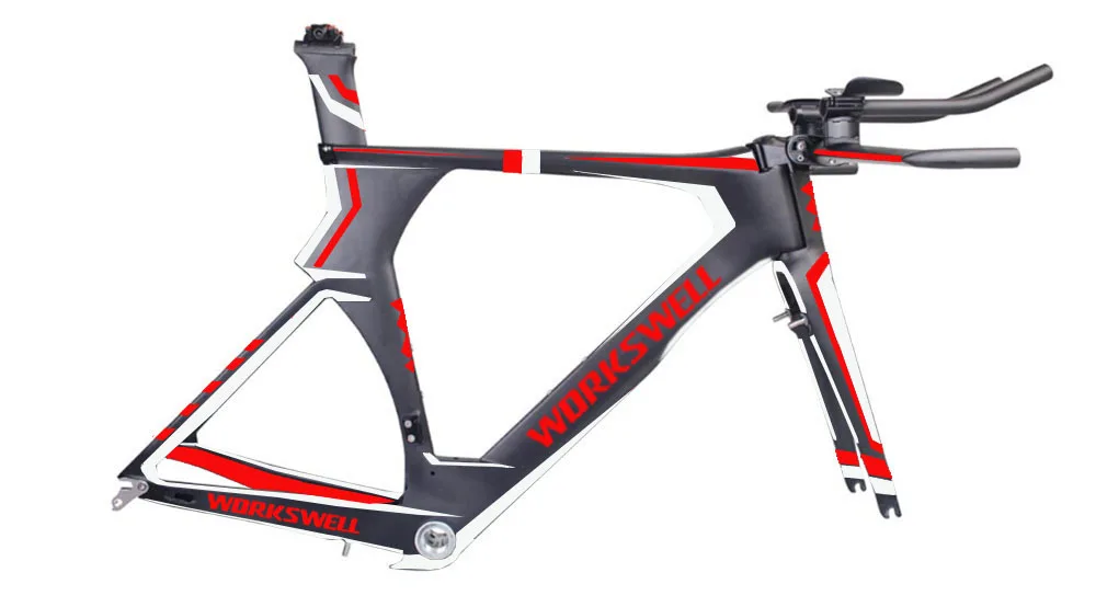 Workswell Carbon triathlon bikes frame carbon tt frame