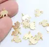 Cute Stainless Steel Jewelry Finds 14k Gold Plated Elephant Charm