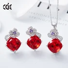 Jewelry Set Necklace Set For Women Young Ladies Rhinestone Bridal Jewelry Set Necklace For Women