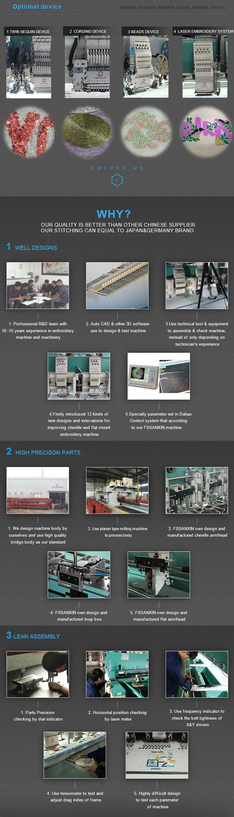Best commercial computer embroidery machine single head price in china