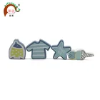 Wooden Custom Cute Ocean Fridge Magnets Toys