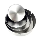 Hotel office stainless steel windproof metal outdoor ashtray