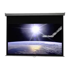 High quality 200 inch manual pull down movie projector screen for home cinema