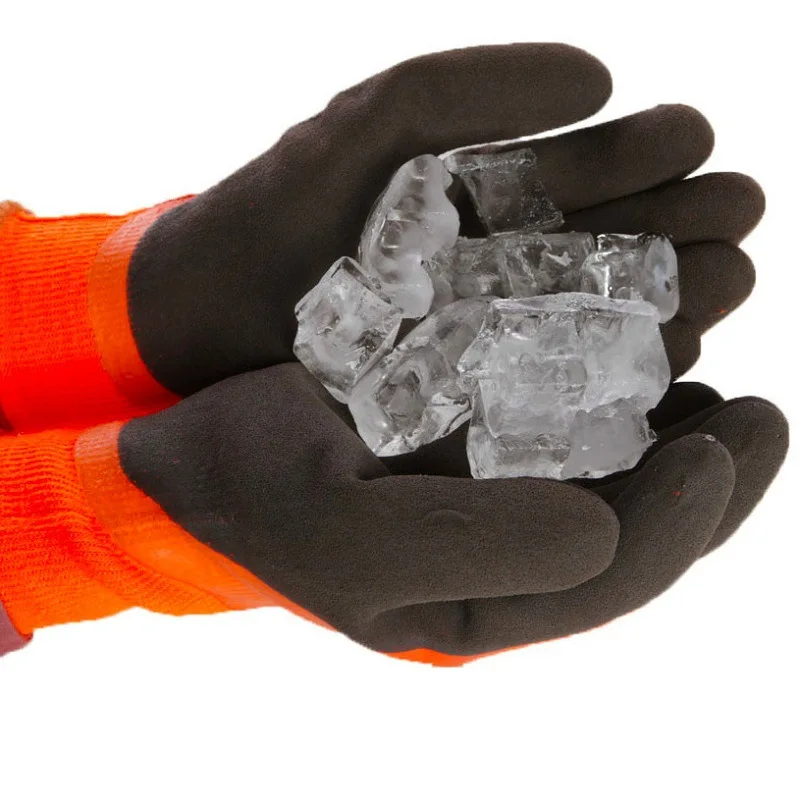 WonderGrip Water-Proof Insulated Latex Foam Grip Gloves for Cold Climate