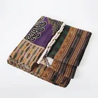 New Style Customized luxury hot stamping ethnic custom printed ladies scarf