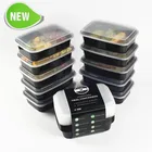 BPA-Free Reusable Microwavable Meal Prep Food Storage and Plastic Food Containers