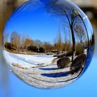60mm 80mm Glass Clear Crystal Ball Healing Sphere Photography Props Lensball Decor