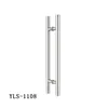 Onlinesale Sliding barn door used ladder shape central satiny nickle stainless steel pull handle