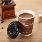cafe ripple disposable paper coffee cup biodegradable