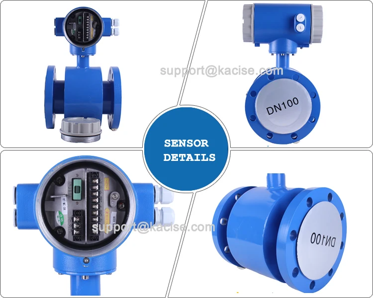 China Supplier Compact Type Digital 3 Inch Magnetic Flow Meter