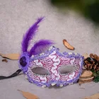 creative new Halloween Venetian Carnival mardi gras lace Princess dance feather Masquerade mask