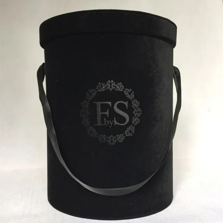 Wholesale Customized Velvet Round Flower Boxes 2.jpg