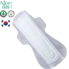 Oem 420mm super long korean organic sanitary napkin 100% cotton sanitary pads