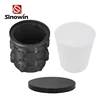 Silicone Rubber Ice Cube Maker Wine Bottle Whiskey Plastic Bucket Silicone Ice Buckets