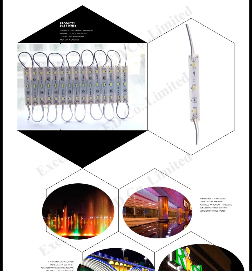 Ready Stock China Factory Wholesale DC 12V 0.72W CE RoHS 5730 SMD 3 Epoxy Resin Samsung Waterproof LED Module For Light Box