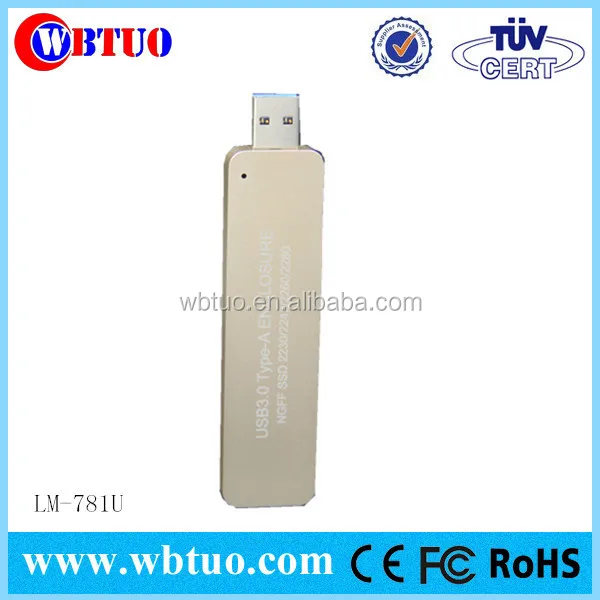 shop china electronics online usb3.0 type A ngff m.2 for 2230 2242 2260 2280 external disk hdd caddy